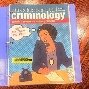 introduction to criminology by Pamela J Schram and Stephen G Tibbetts